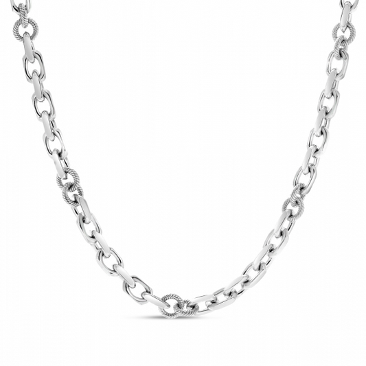 Men's Sterling Silver Marco Cable Chain