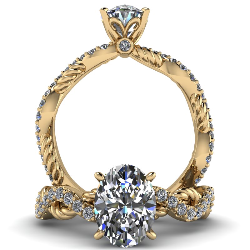 Elizabeth - Oval Cut - I Forever Do