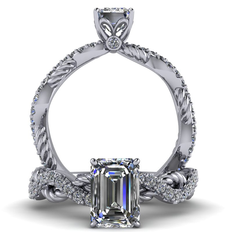 Elizabeth - Emerald or Radiant Cut - I Forever Do
