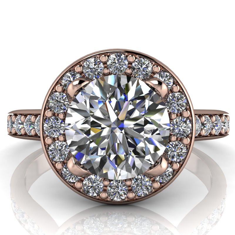 Luciana Halo - Round Brilliant Cut - I Forever Do