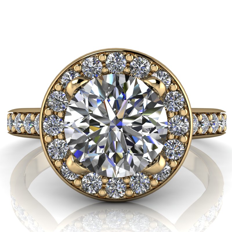 Luciana Halo - Round Brilliant Cut - I Forever Do