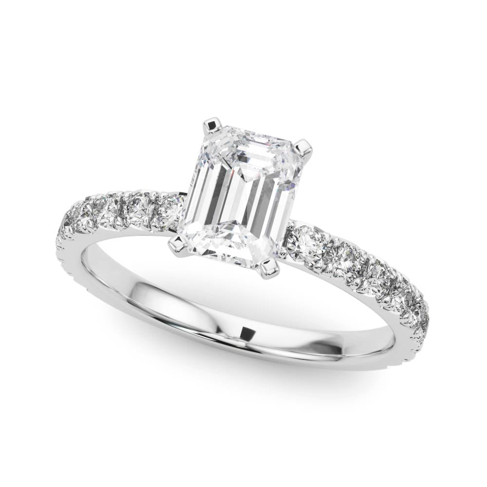 Classic Emerald Cut Engagement Ring