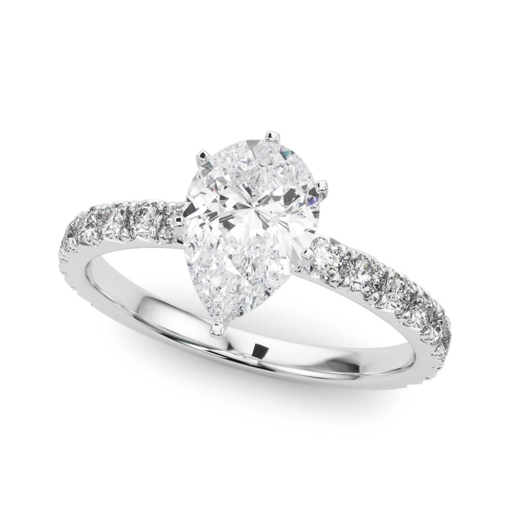 Classic Pear Shape Engagement Ring