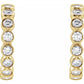 14k Gold Lab-Grown Diamonds Hoop Earrings (2 sizes)