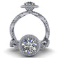 Elizabeth Halo - Round Brilliant Cut - I Forever Do
