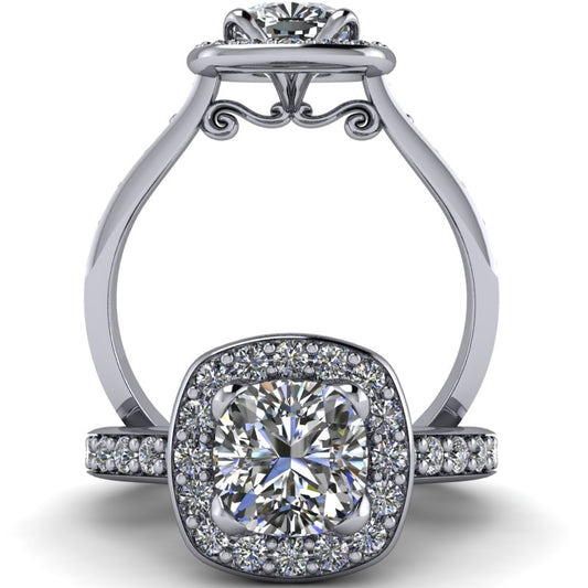 Luciana Halo - Cushion or Assher Cut - I Forever Do