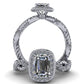 Elizabeth Halo - Emerald or Radiant Cut - I Forever Do