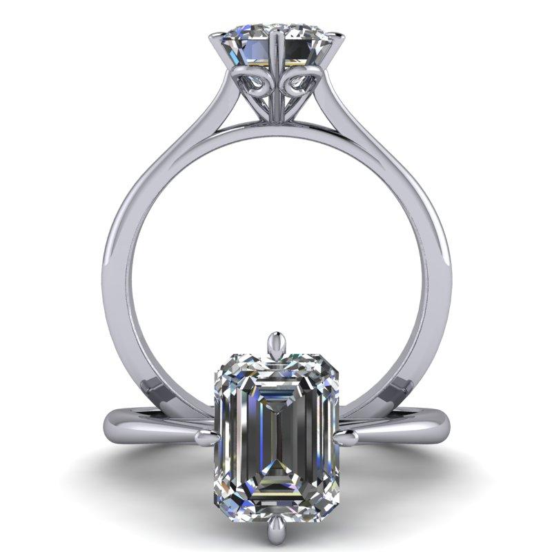 Grace - Emerald or Radiant Cut - I Forever Do