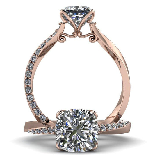 Meagan - Cushion or Asscher Cut - I Forever Do