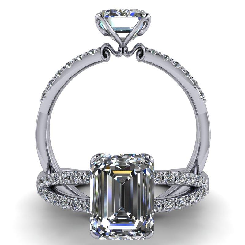 The Original Kindred- Emerald or Radiant Cut (North/South option) - I Forever Do