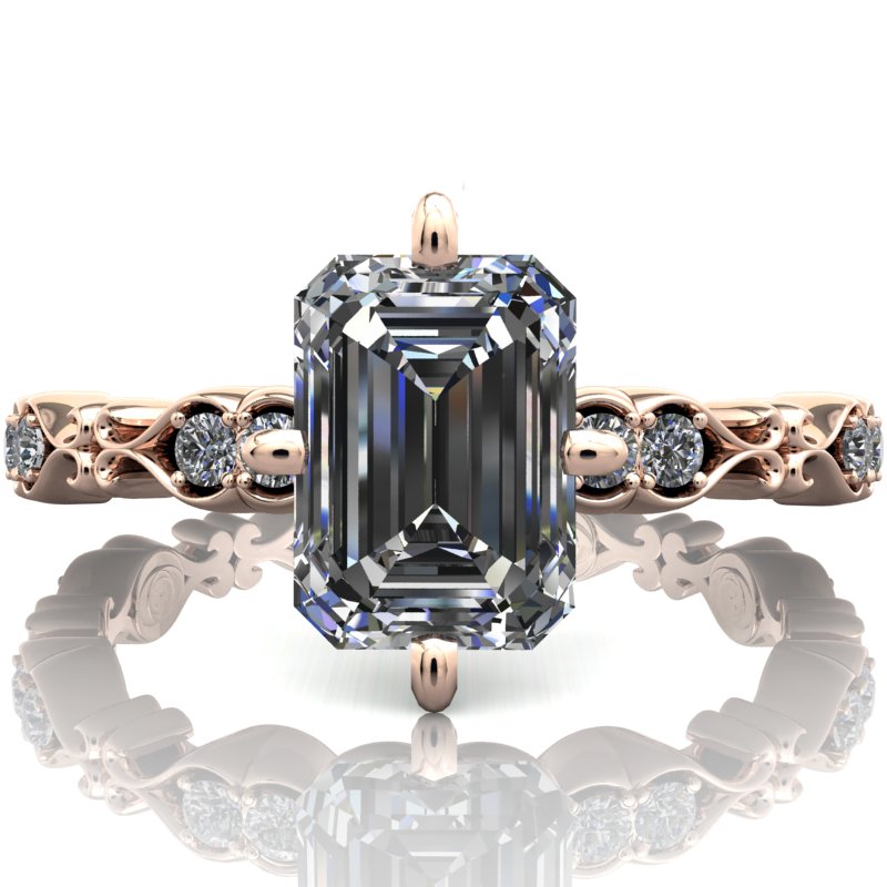 Rose - Emerald or Radiant Cut - I Forever Do