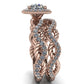 Elizabeth Halo - Round Brilliant Cut w/ Cushion Halo - I Forever Do