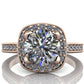 Isabella - Round Brilliant Cut w/ Cushion Halo - I Forever Do