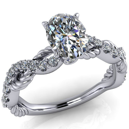 Elizabeth - Oval Cut - I Forever Do