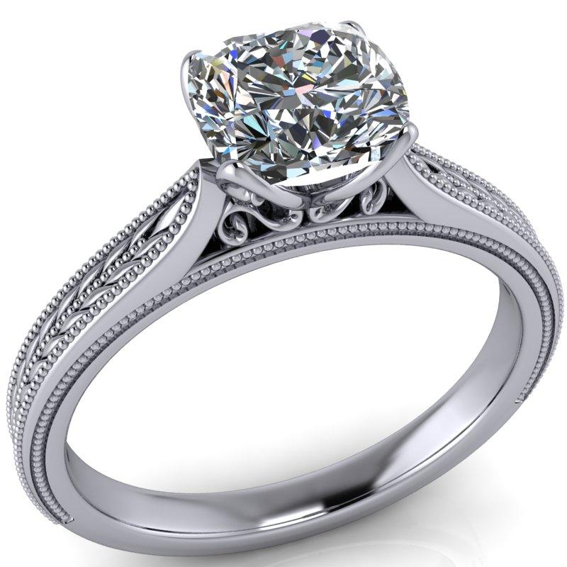 Ava - Cushion or Asscher Cut - I Forever Do