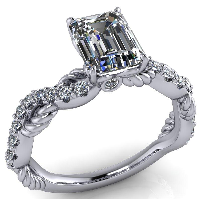 Elizabeth - Emerald or Radiant Cut - I Forever Do