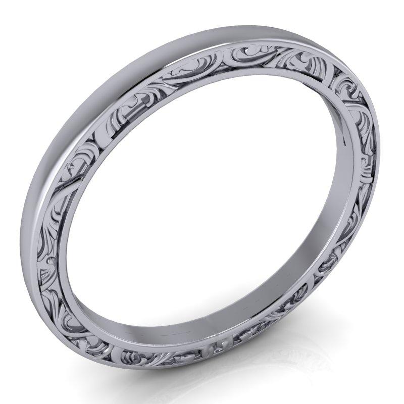 Wedding Bands for Diana Engagement Ring