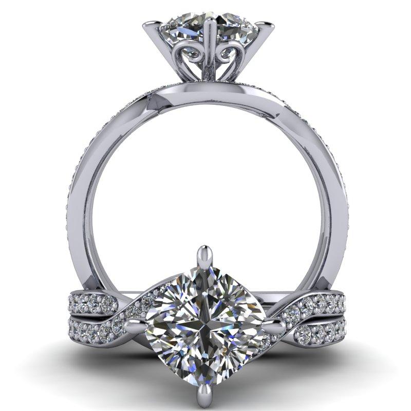 Winnie - Cushion or Asscher Cut - I Forever Do