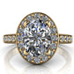 Luciana Halo - Oval Cut - I Forever Do